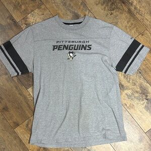 REEBOK NHL Vintage Men’s Pittsburgh Penguins T-Shirt, Size L